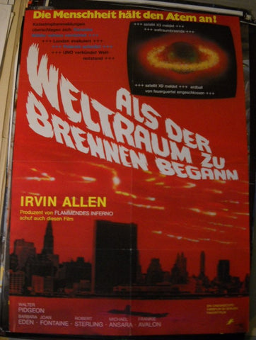 Als der Weltraum zu brennen begann Plakat A1