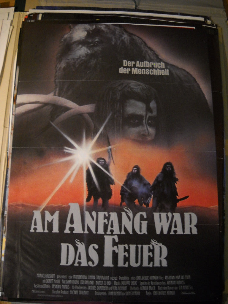 Am Anfang war das Feuer Plakat A1