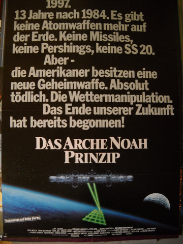 Das Arche Noah Prinzip Plakat A1