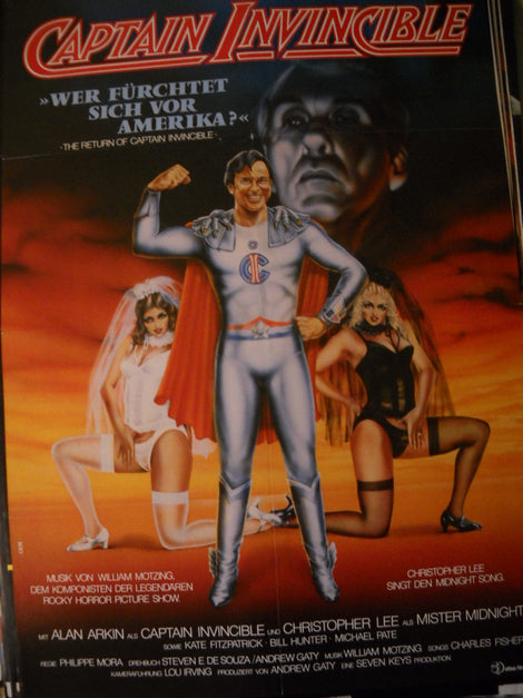 Captain Invincible - Wer fürchtet sich vor Amerika Plakat A1