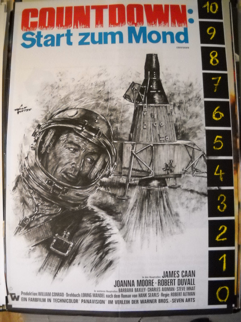 Countdown: Start zum Mond Plakat A1