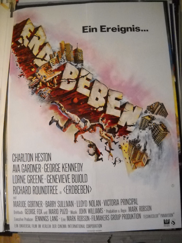 Erdbeben Plakat A1