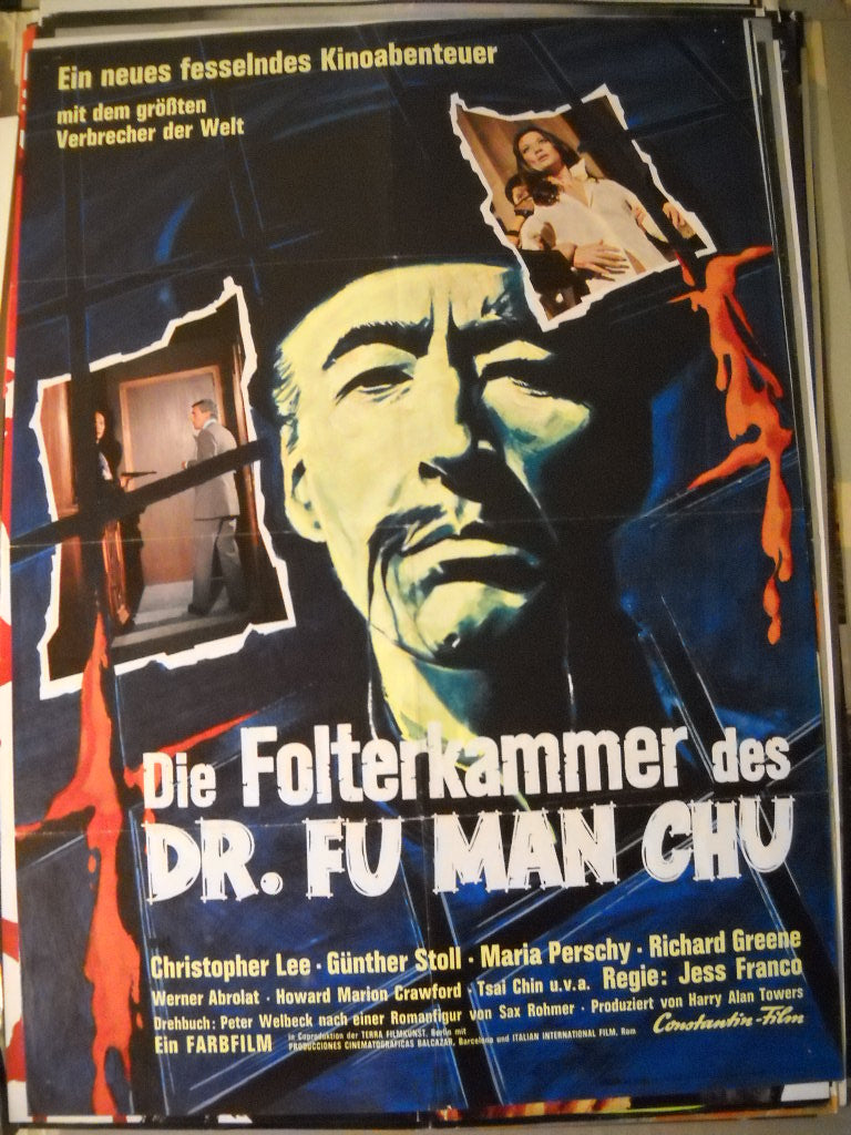 Die Folterkammer des Dr. Fu Man Chu Plakat A1