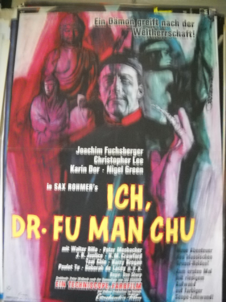 Ich, Dr. Fu Man Chu Plakat A1