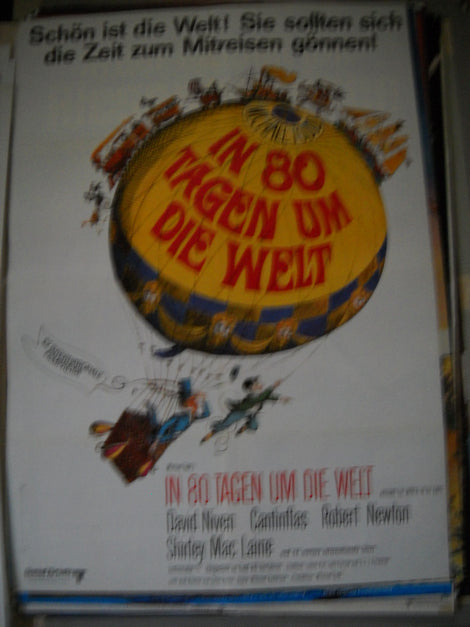 In 80 Tagen um die Welt Plakat A1