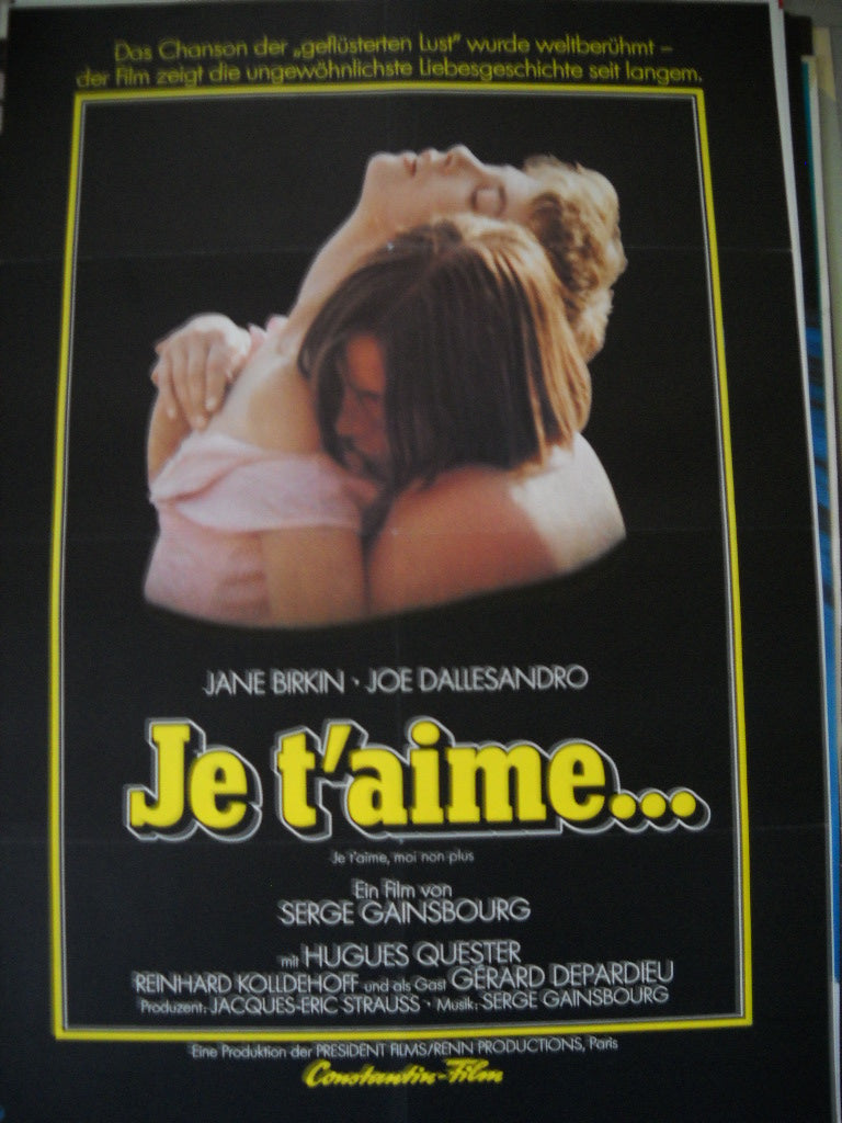 Je t'aime Plakat A1