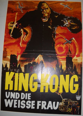 King Kong und die weisse Frau Plakat A1