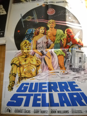 Star Wars Original-Filmplakat - Italienisch, "Guerre Stellari"