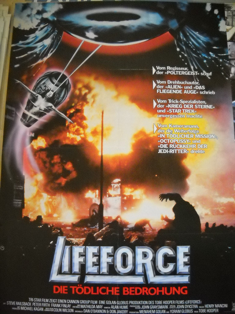 Lifeforce, die tödliche Bedrohung Plakat A1