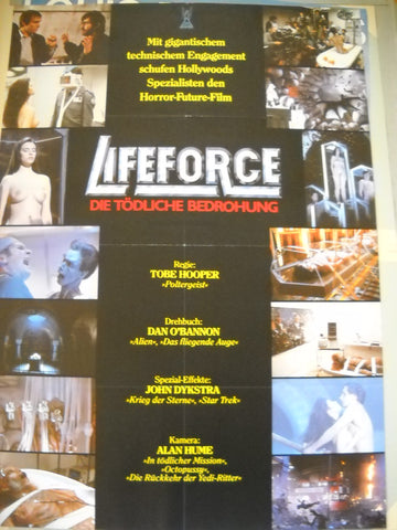 Lifeforce, die tödliche Bedrohung - Filmplakat