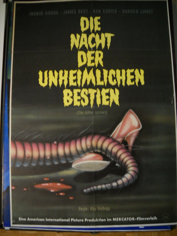 Die Nacht der unheimlichen Bestien Plakat A1