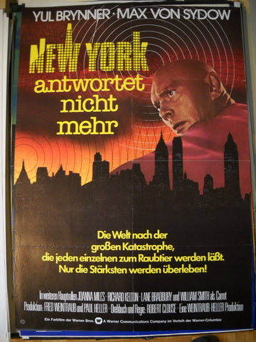 New York antwortet nicht mehr, Filmplakat