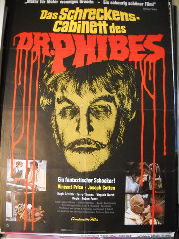 Das Schreckenskabinett des Dr. Phibes Plakat A1