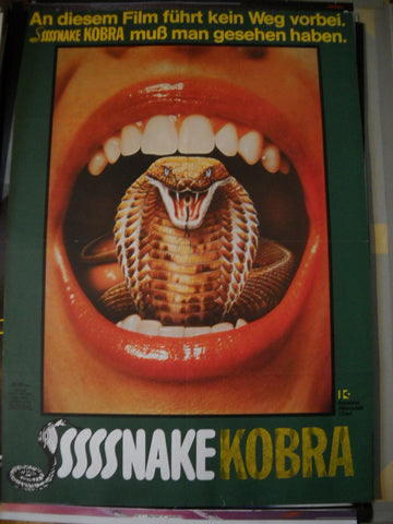 SSSSnake Kobra Plakat A1