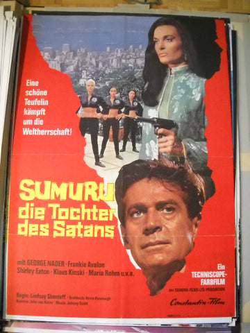 Sumuru, die Tochter des Satans Plakat A1