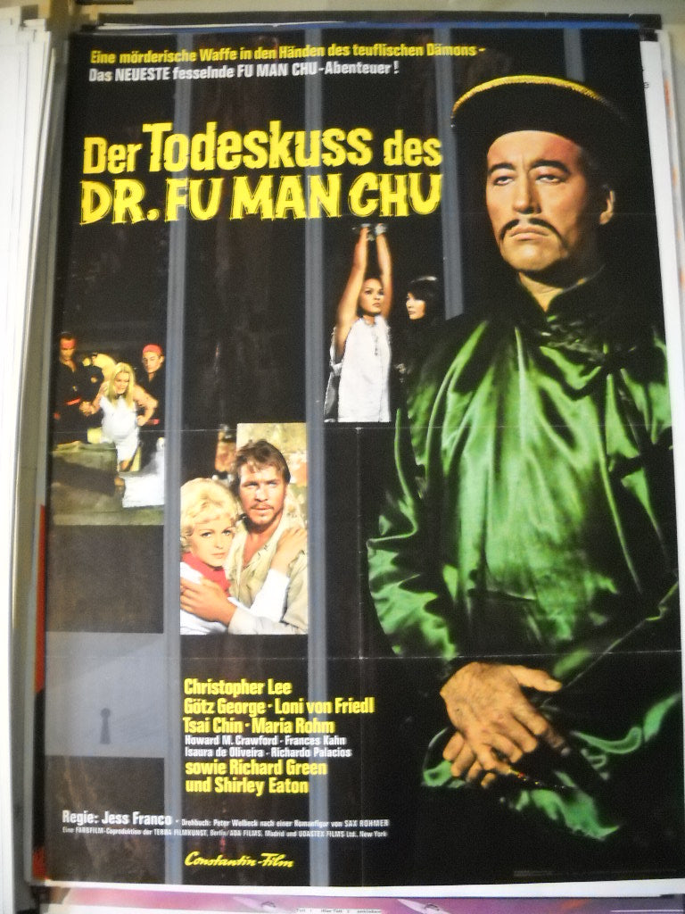 Der Todeskuss des Dr. Fu Man Chu - Plakat A1