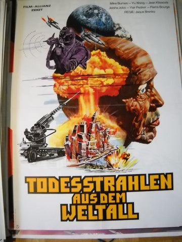 Todesstrahlen aus dem Weltall Plakat A1