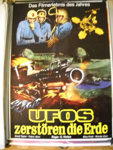 Ufos zerstören die Erde Plakat A1