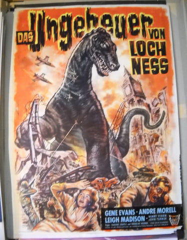 Das Ungeheuer von Loch Ness Plakat A1