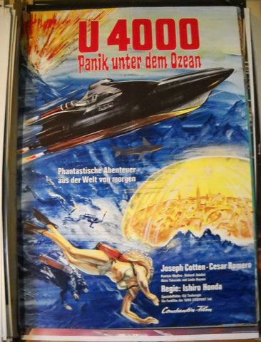 U 4000 Panik unter dem Ozean -  Originalplakat
