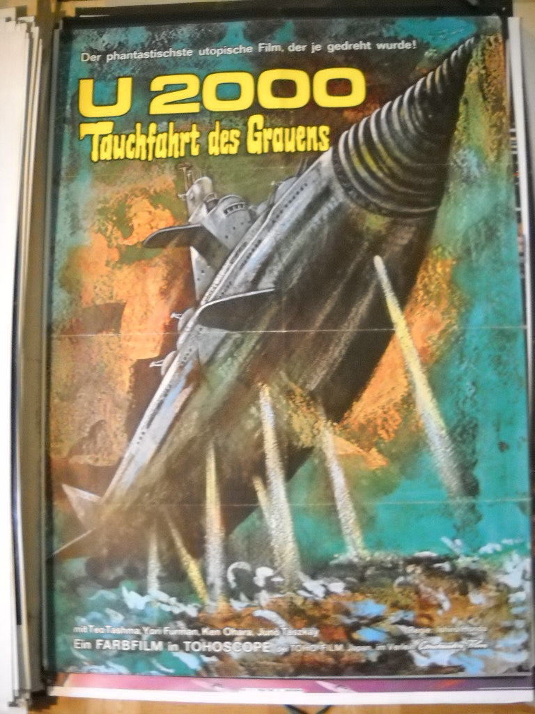 U 2000 Tauchfahrt des Grauens Plakat A1