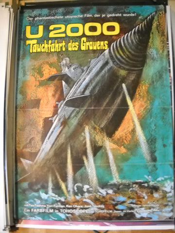 U 2000 Tauchfahrt des Grauens -  Originalplakat