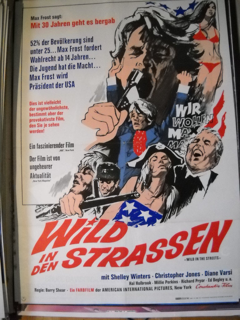 Wild in den Strassen Plakat A1