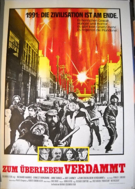 Zum Überleben verdammt Plakat A1