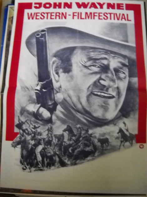 John Wayne Western-Filmfestival Plakat A1