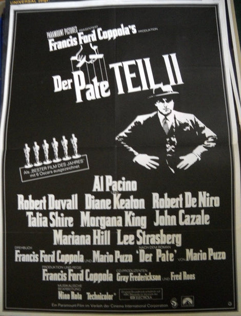 Der Pate Teil II Plakat A1