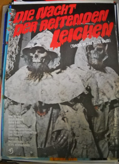 Die Nacht der reitenden Leichen, Filmplakat