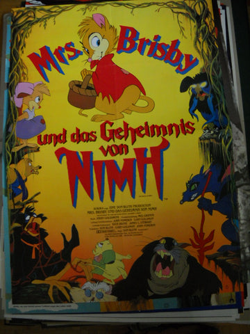 Mrs. Brisby und das Geheimnis von Nimh, Filmplakat
