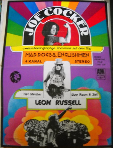 Joe Cocker - Mad Dogs and Englishmen - Originalplakat