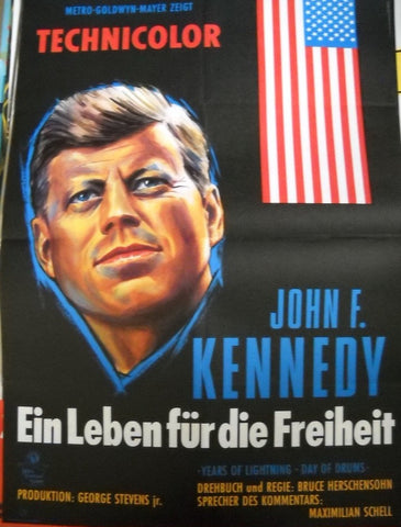 John F. Kennedy - Ein Leben für die Freiheit - Originalplakat