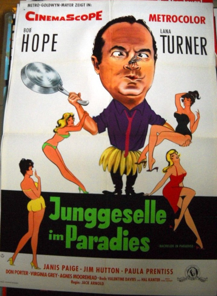 Junggeselle im Paradies Plakat A1