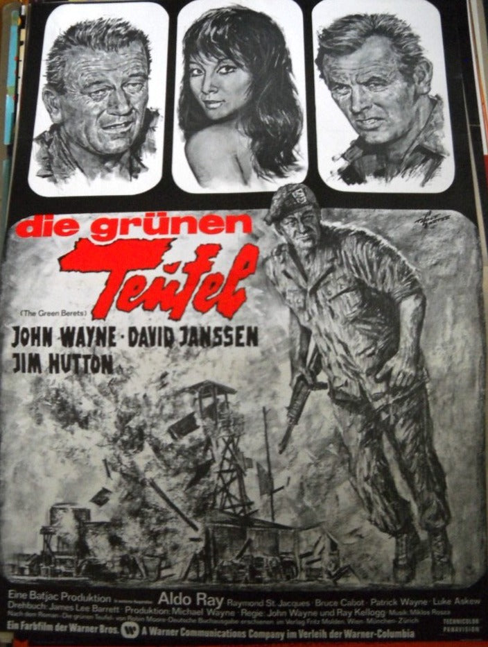 Die grünen Teufel Plakat A1
