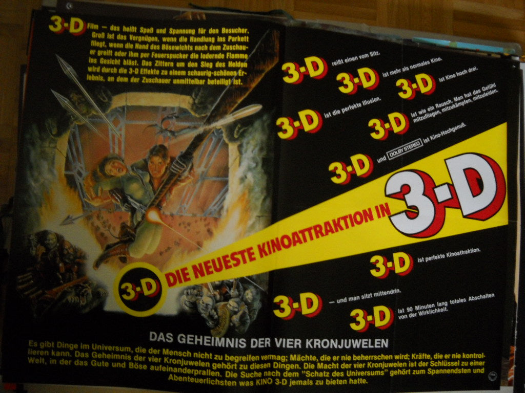 Das Geheimnis der vier Kronjuwelen Plakat A1