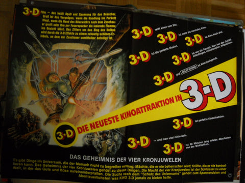 Das Geheimnis der vier Kronjuwelen Plakat A1