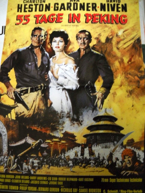 55 Tage in Peking Plakat A1