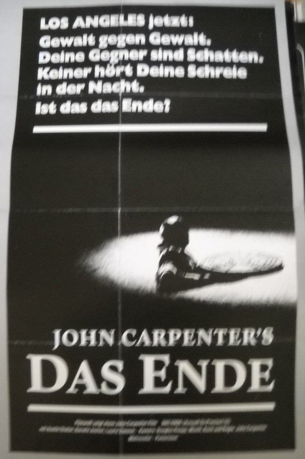 Das Ende Plakat A1