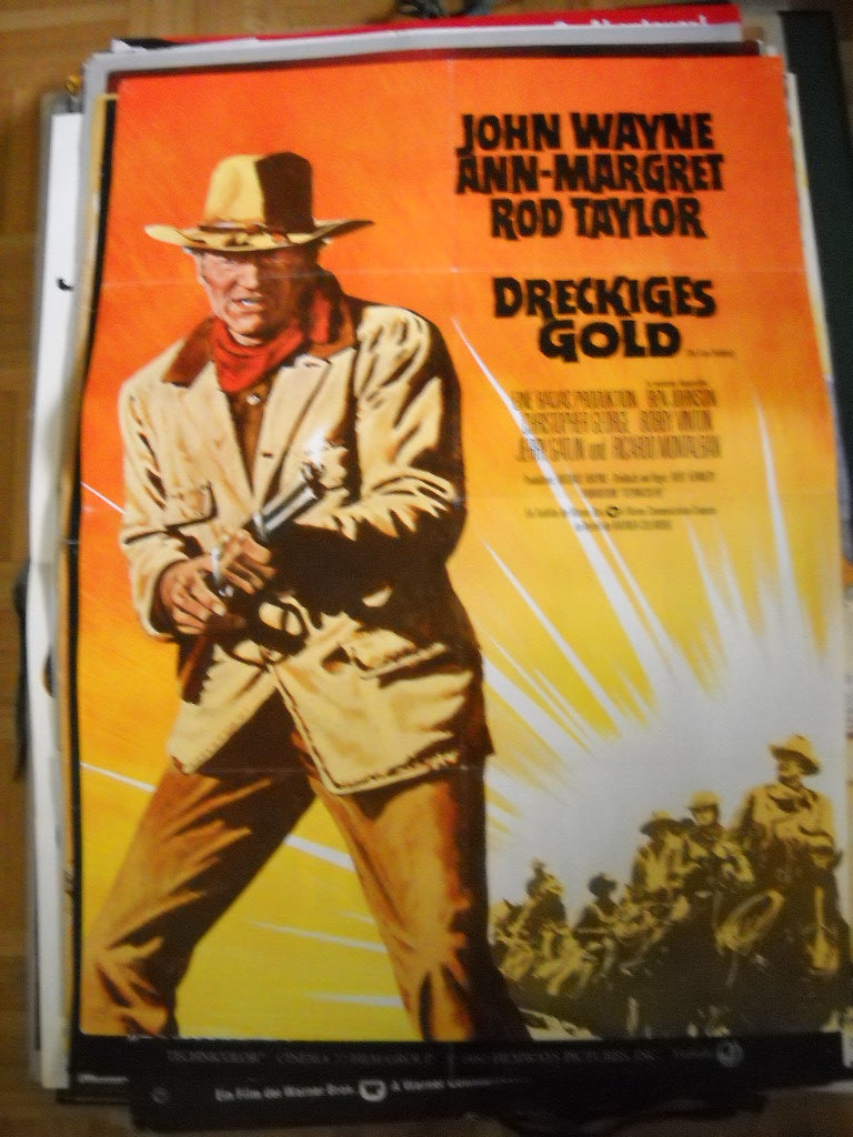 Dreckiges Gold Plakat A1