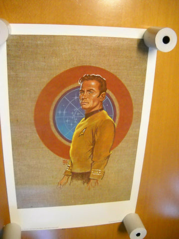 Star Trek Kirk Kelly Freas Poster, 1976, gerollt , 48 x 32 cm