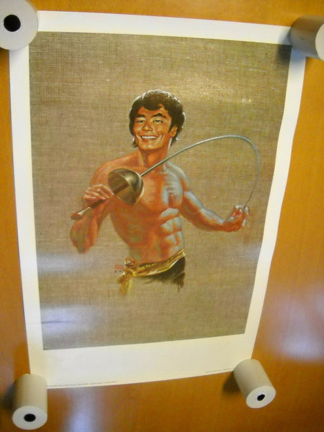 Star Trek Sulu Kelly Freas Poster, 1976, gerollt , 48 x 32 cm