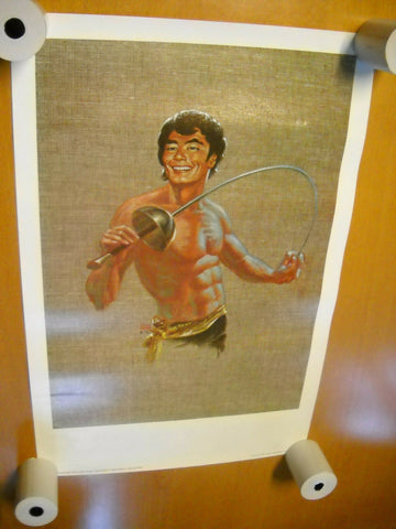 Star Trek Sulu Kelly Freas Poster, 1976, gerollt , 48 x 32 cm