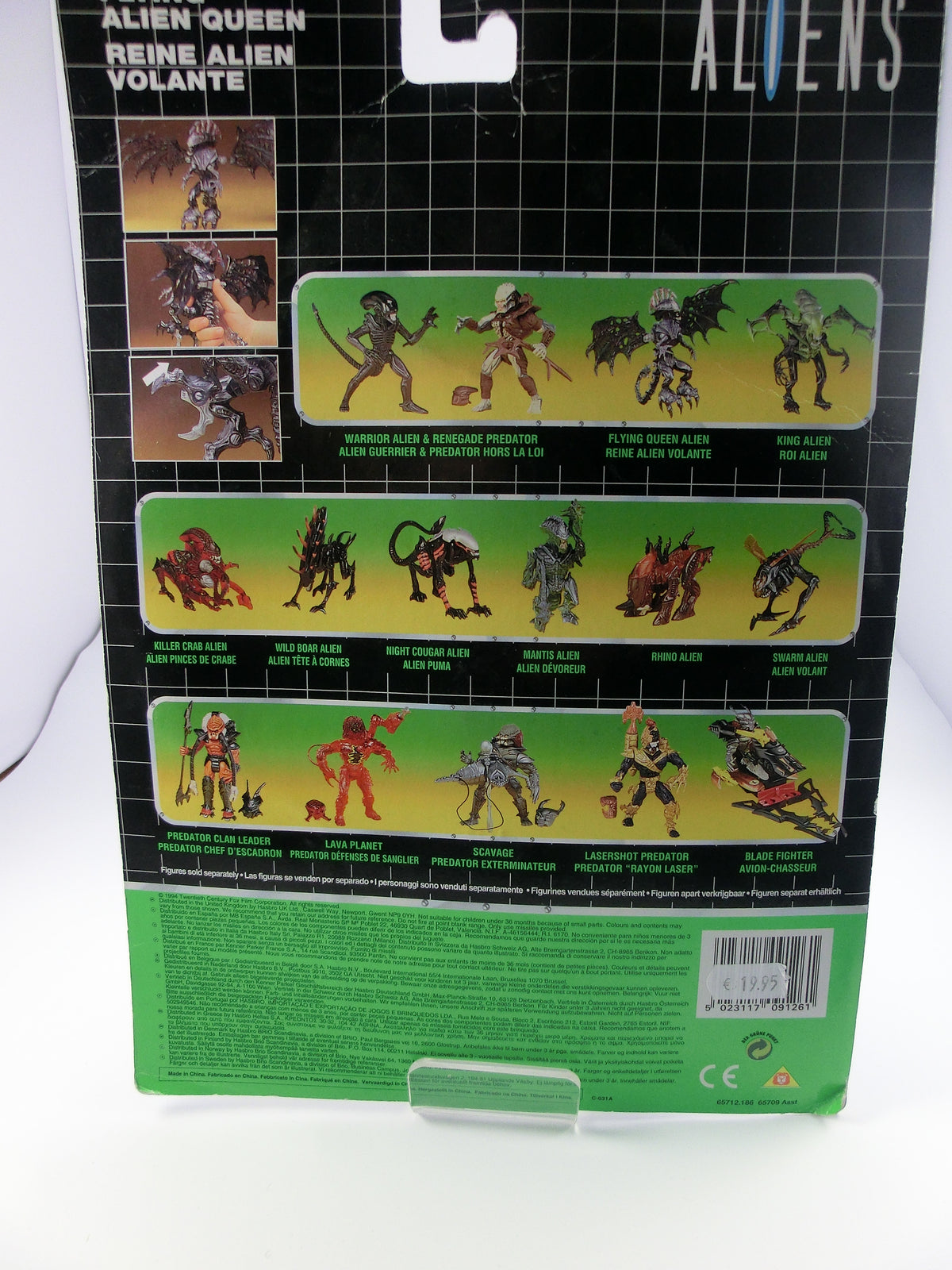 Flying Alien Queen 90er Jahre Material+ Mini Comic
