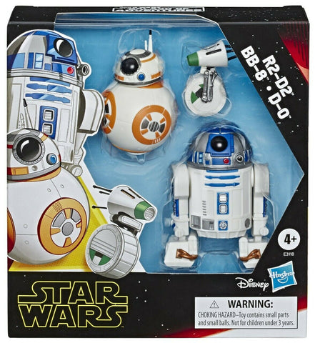 Galaxy of Adventures R2-D2, BB-8, D-O Actionfigures 3-Pack 5 , 5, + 4 cm
