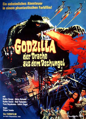Godzilla - Der Drache, der aus dem Dschungel kam Plakat A1