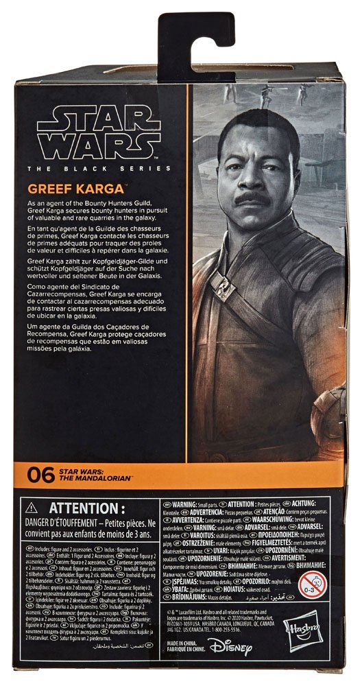 Star Wars Black Series Actionfigur 2021 Greef Karga 15 cm