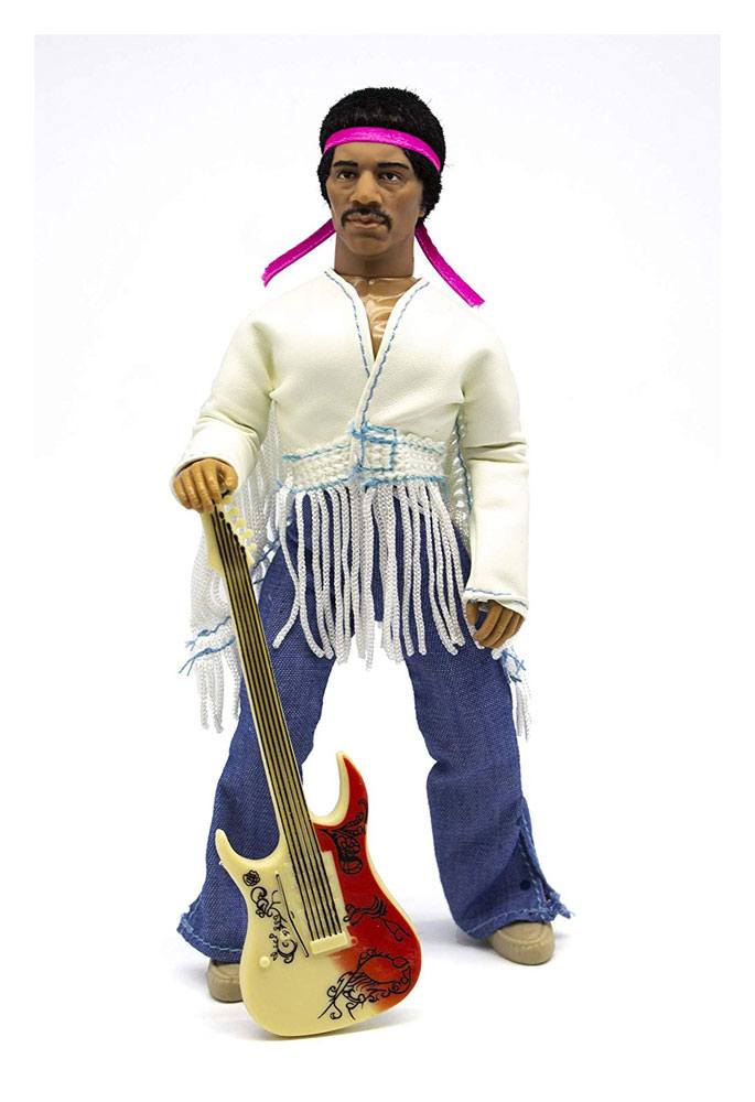 Jimi Hendrix Actionfigur Woodstock Flocked Pop 20 cm Mego