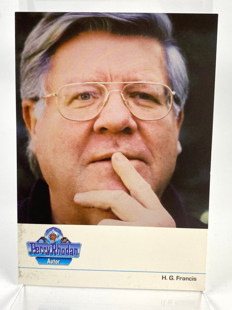 H.G Francis Autogrammkarte ohne Unterschrift perry Rhodan